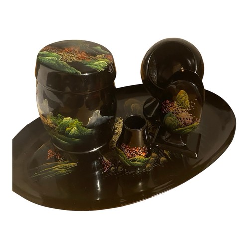 Mid century modern smoking set - mid-century,