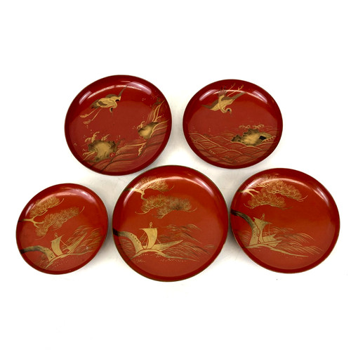 Vintage japanische zinnober - vintage,