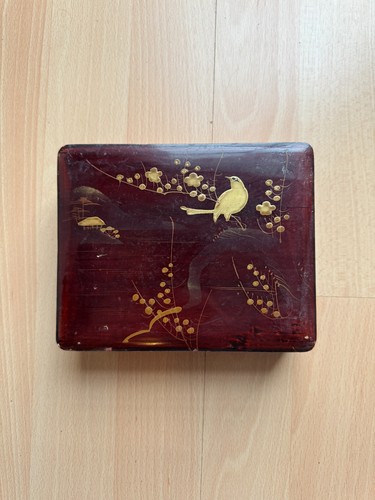 Japan lackdose holz - lackdose, roter