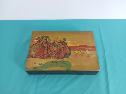 Art deco 30er jahre lackdose - 30er,