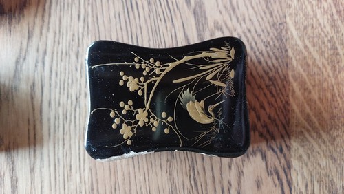 Dose japan lackmalerei holz - lackmalerei,