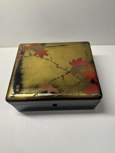 Antike japan lackdose gold - lackdose,
