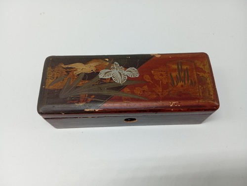 Japan lackdose antik - japan, holz