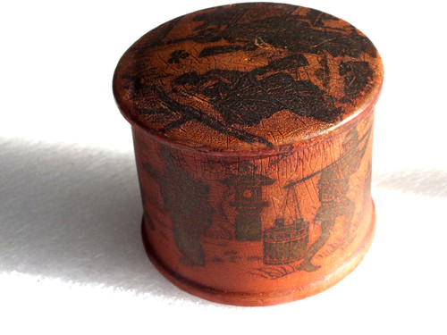 Antike asiatische lackdose - asiatische,