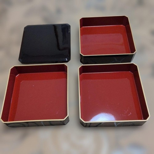 Japanische lack jubako bento - jubako,