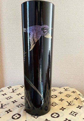 Japanische lack vase spatz - japanische,