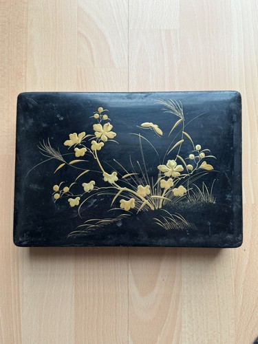 Japan lackdose holz schwarz - lackdose,